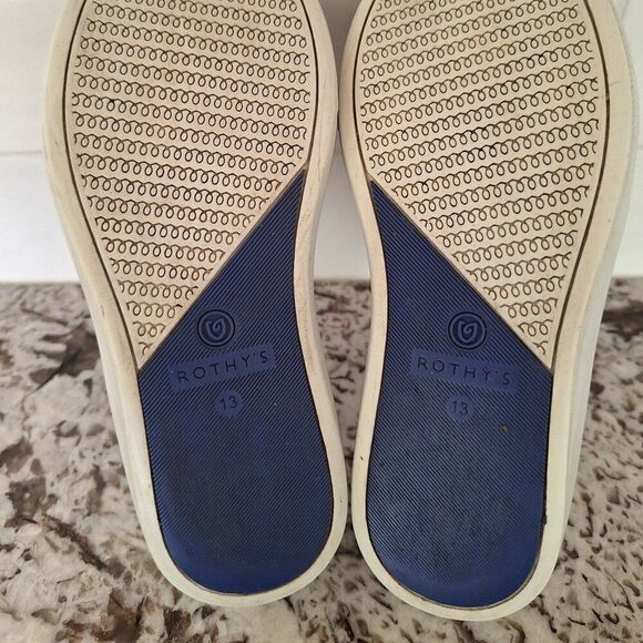 Rothy's Girls Gray Camouflage Slip-On Sneakers size 13K - Picture 10 of 10